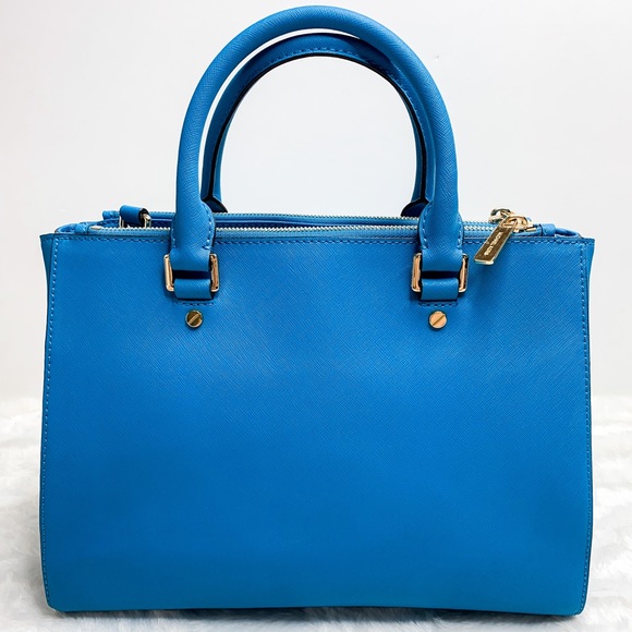 Michael Kors Authentic Kellen Leather Satchel EUC - Picture 4 of 8